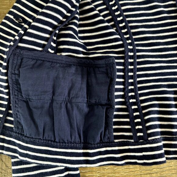 J Crew womens cotton striped preppy blazer jacket navy size XS - Picture 4 of 8